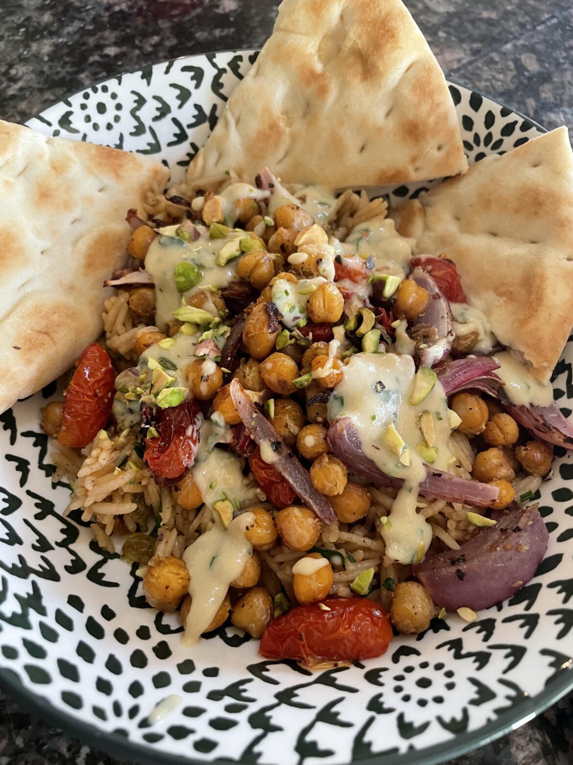 Vegan Turkish Spiced Chickpea Bowls
