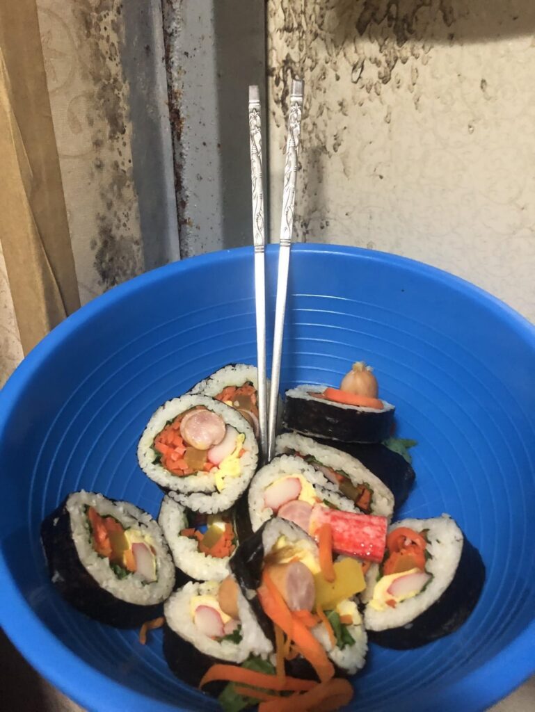Kim Bab, Korean Sushi. Today's My Lunch
