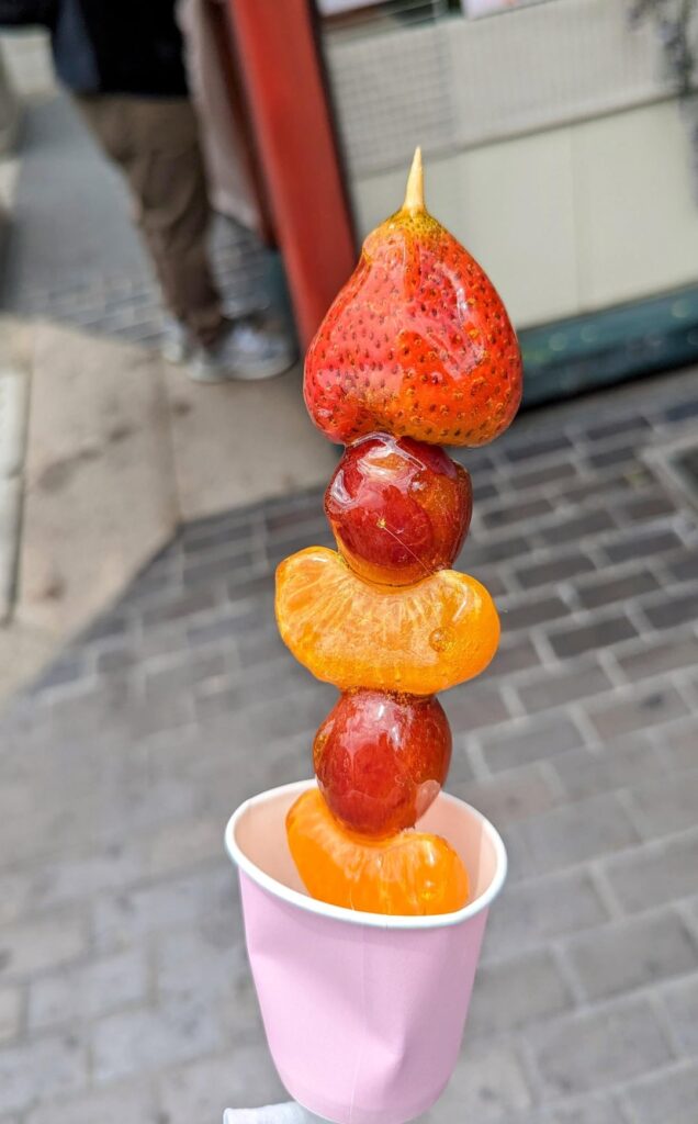 Tanghulu Stand in Little Tokyo