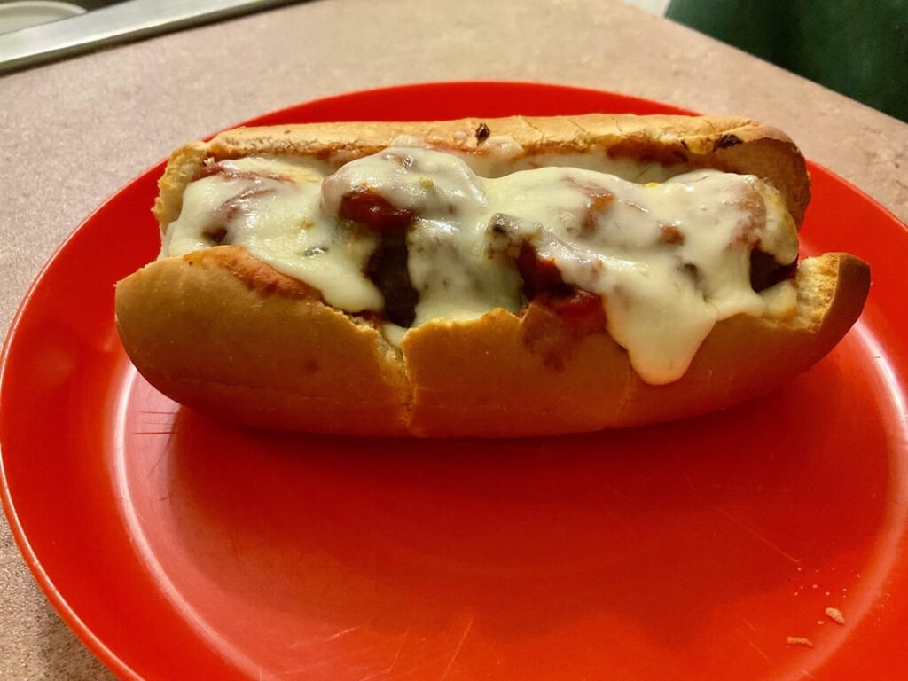 here’s my rudimentary, opportunist, midnight meatball sub