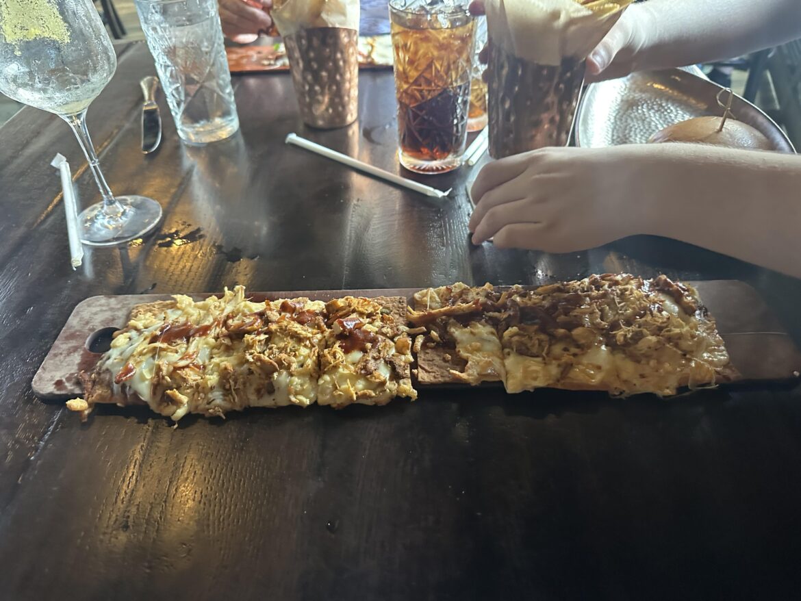 I hope they cleaned the table