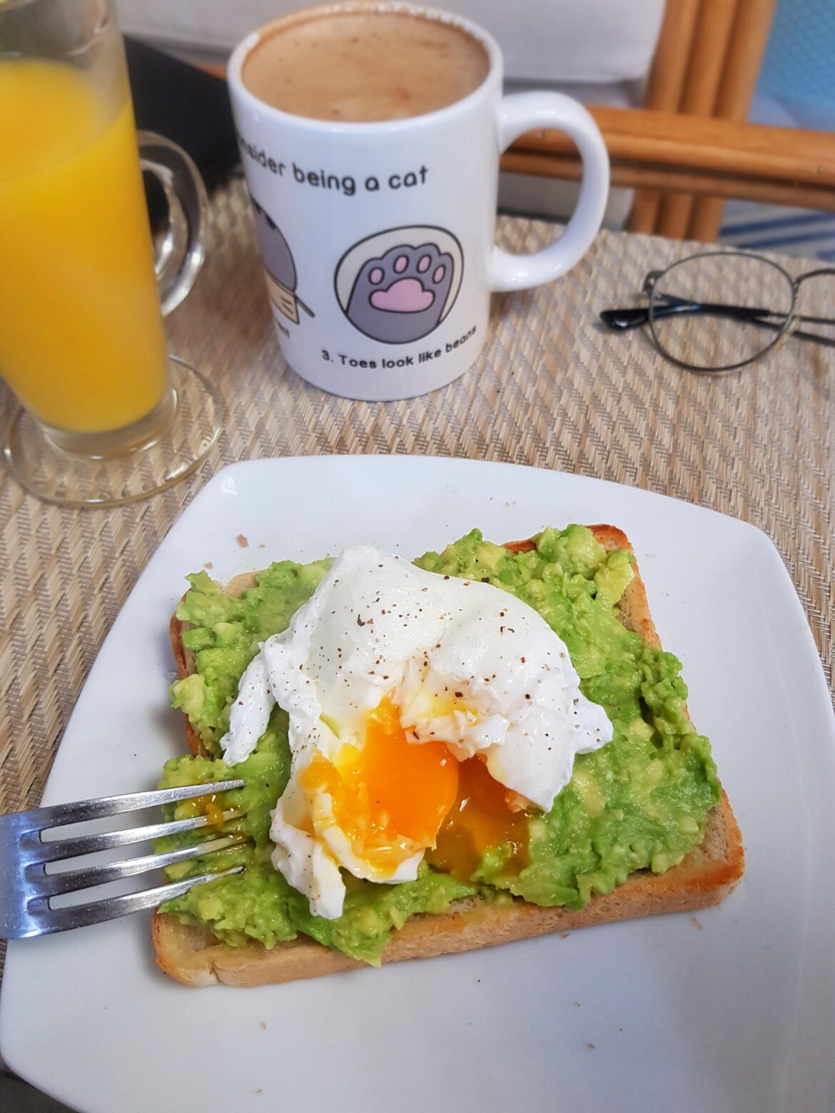 [Homemade] Avocado and poached egg on toast