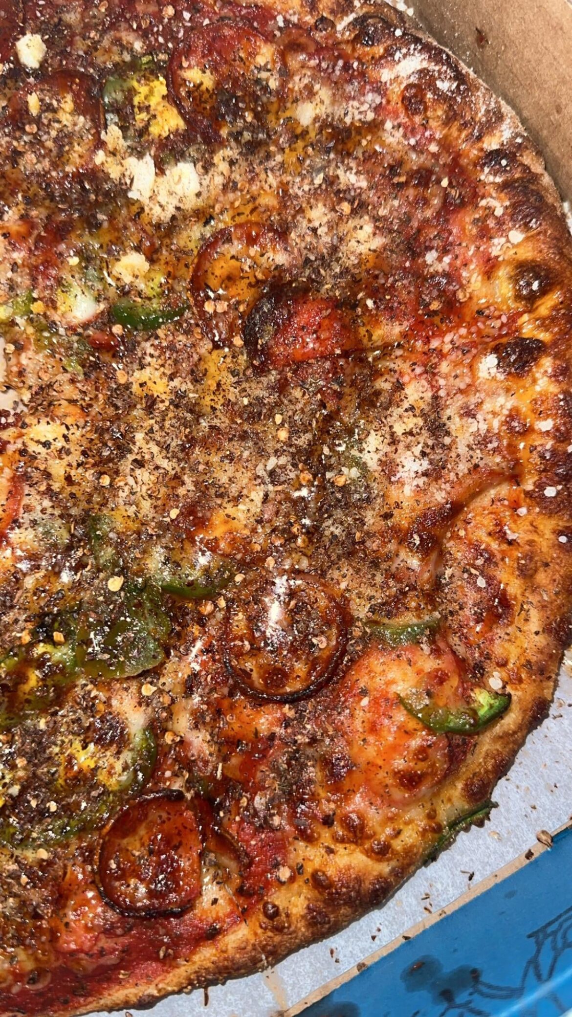 TJ Ghost pepper flakes are a must on pizza!!
