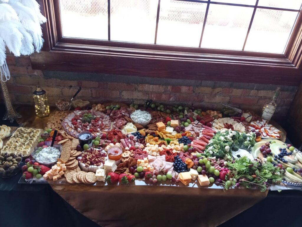 The grazing table at my father’s wedding. The grazing table at my father's wedding.