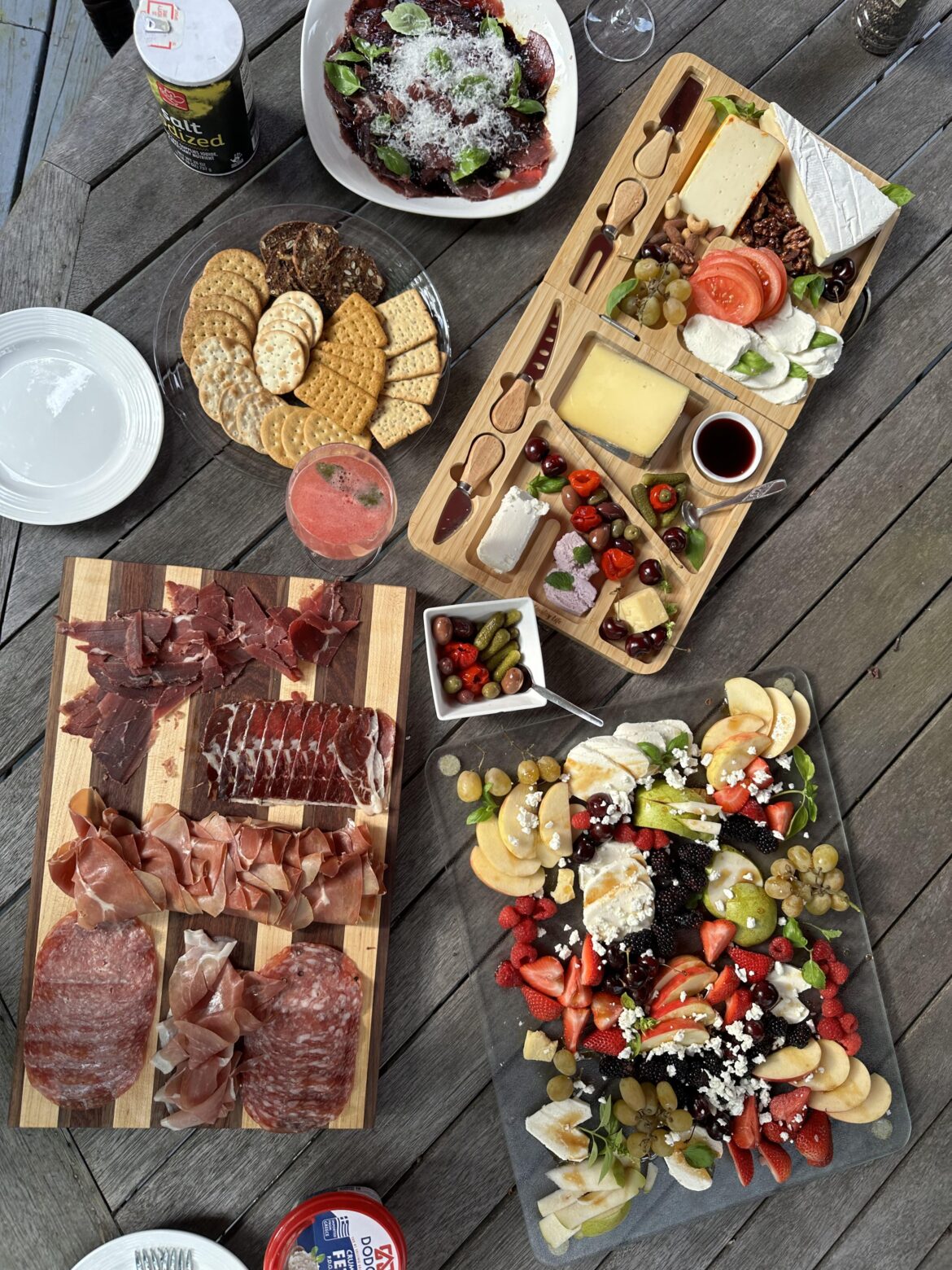 Spread from a hangout with friends last night <3