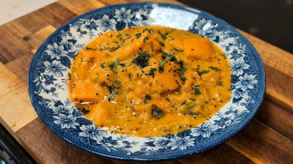 Sweet & Spicy Kerala Style Mango Curry.