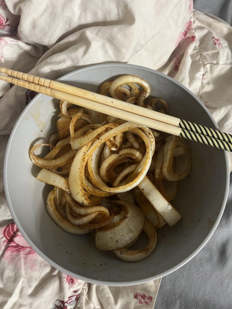 air fried onions