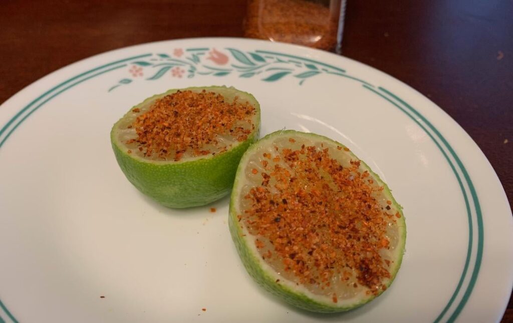 Weird one but limes and Tajin are my go-to weight loss snack these days
