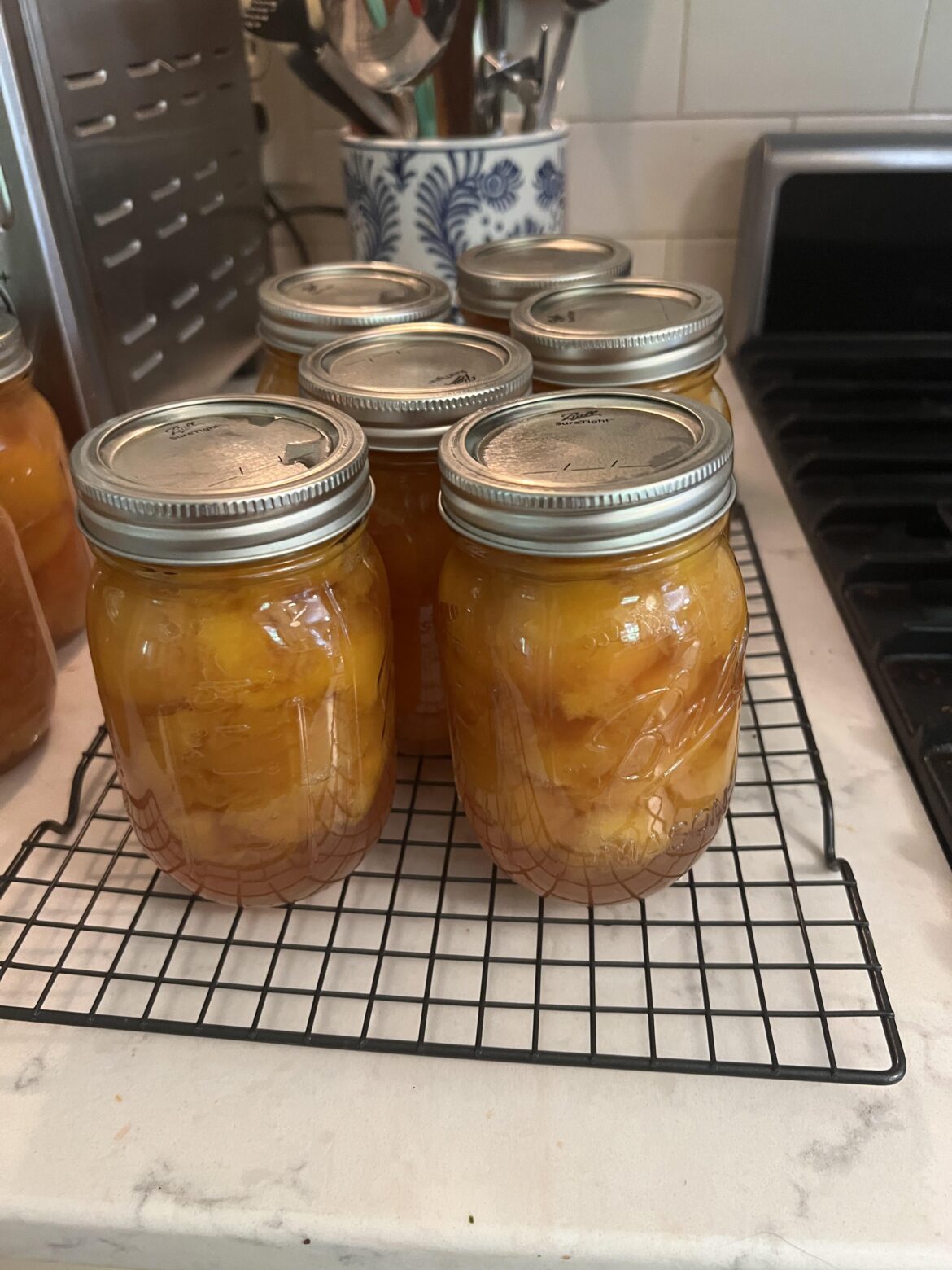 First time canning—fresh peaches First time canning—fresh peaches