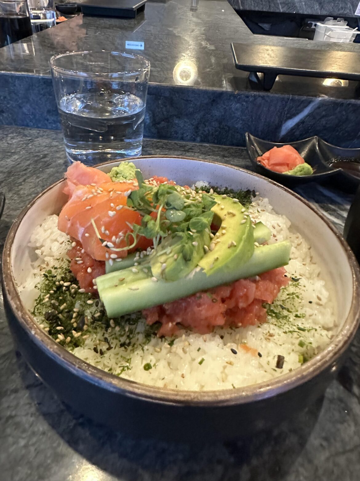 Spicy Tuna Salmon Don