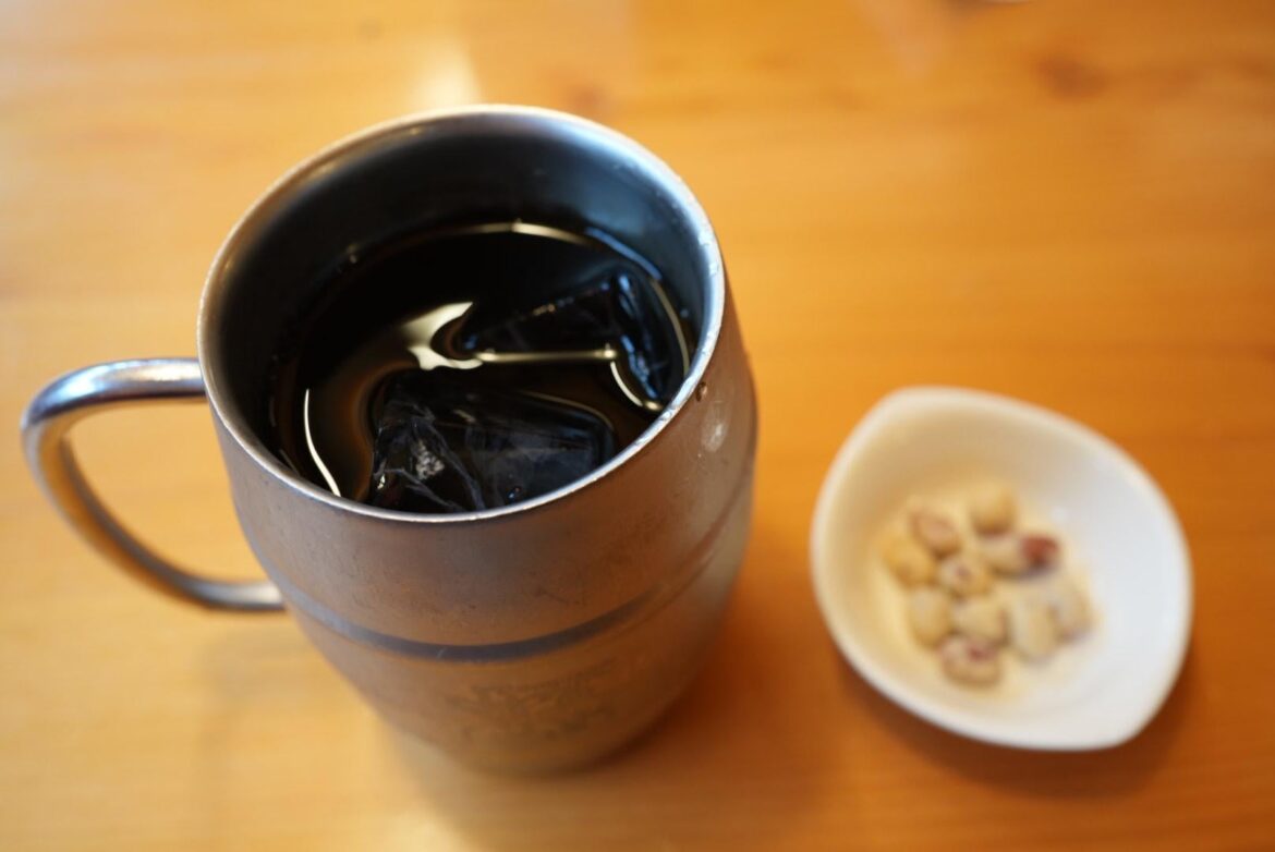 Iced Coffee with Beans