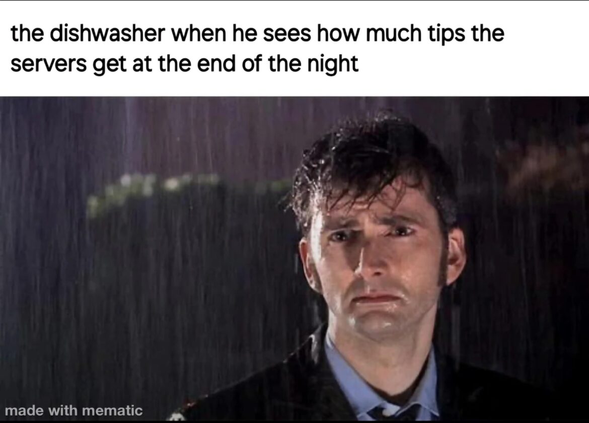 Meanwhile his skin is peeling off and he has trench foot