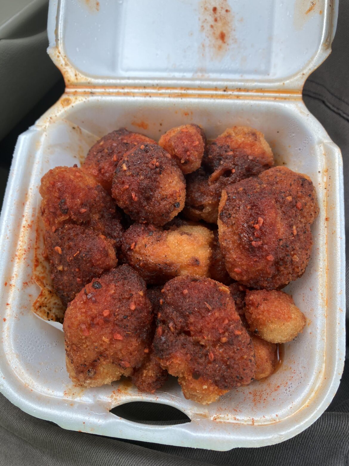 My local WNB Factory went hard with the “Scorpion Pepper” sauce today