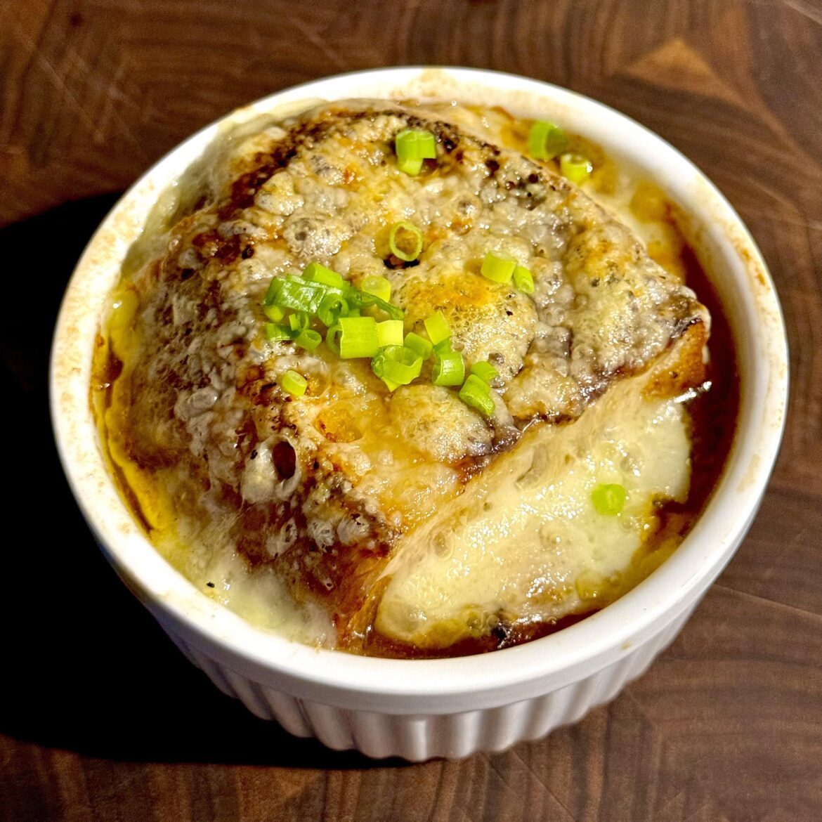 [homemade] French onion soup