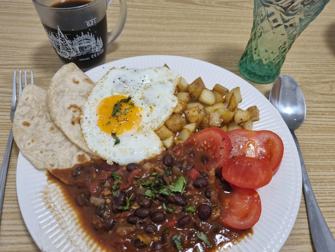 Texan inspired full English breakfast