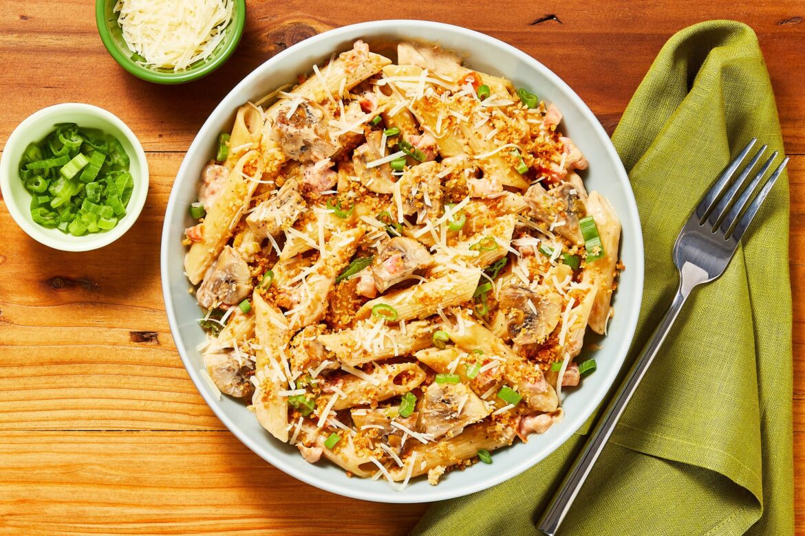 ideas for making the triple mushroom penne at home?