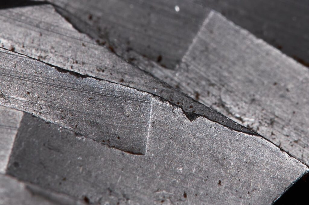 Grinder burrs after a few thousand pounds of coffee