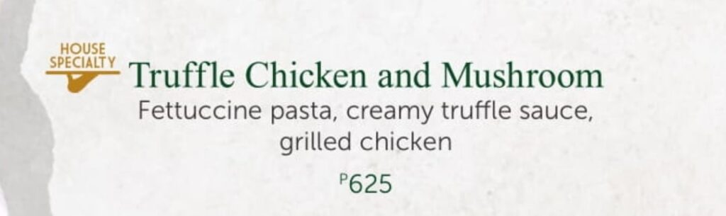 Calories in this Italianni's meal? It's called Truffle Chicken and Mushroom. Thanks!