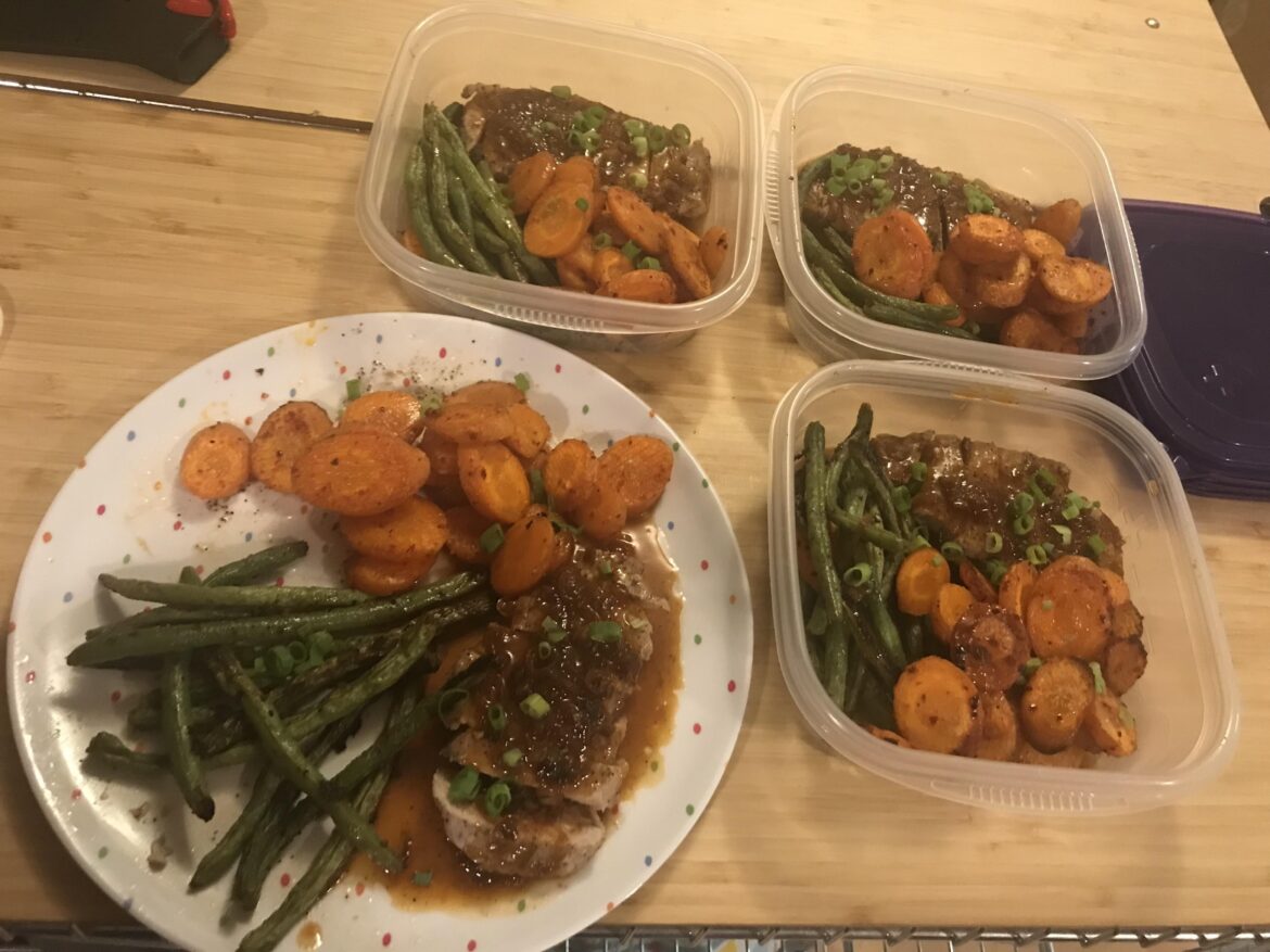 1 for me, 3 for future me 😋 Sweet ‘n’ Spicy Apricot Pork Chops