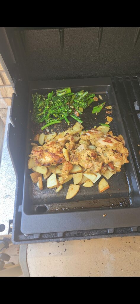 Got this flat top insert for my Weber. Best $38 dollars I ever spent.