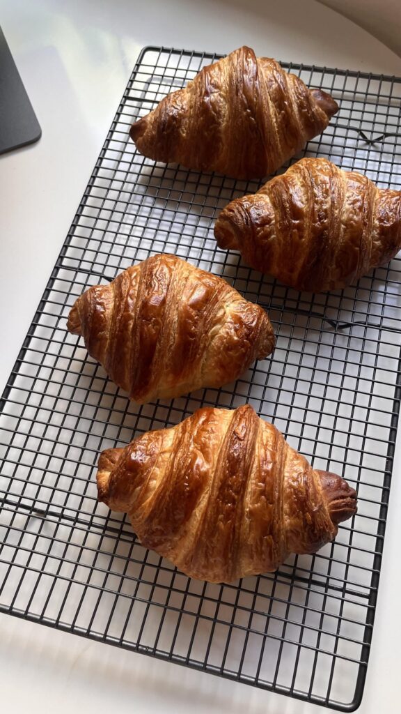 First time making croissants