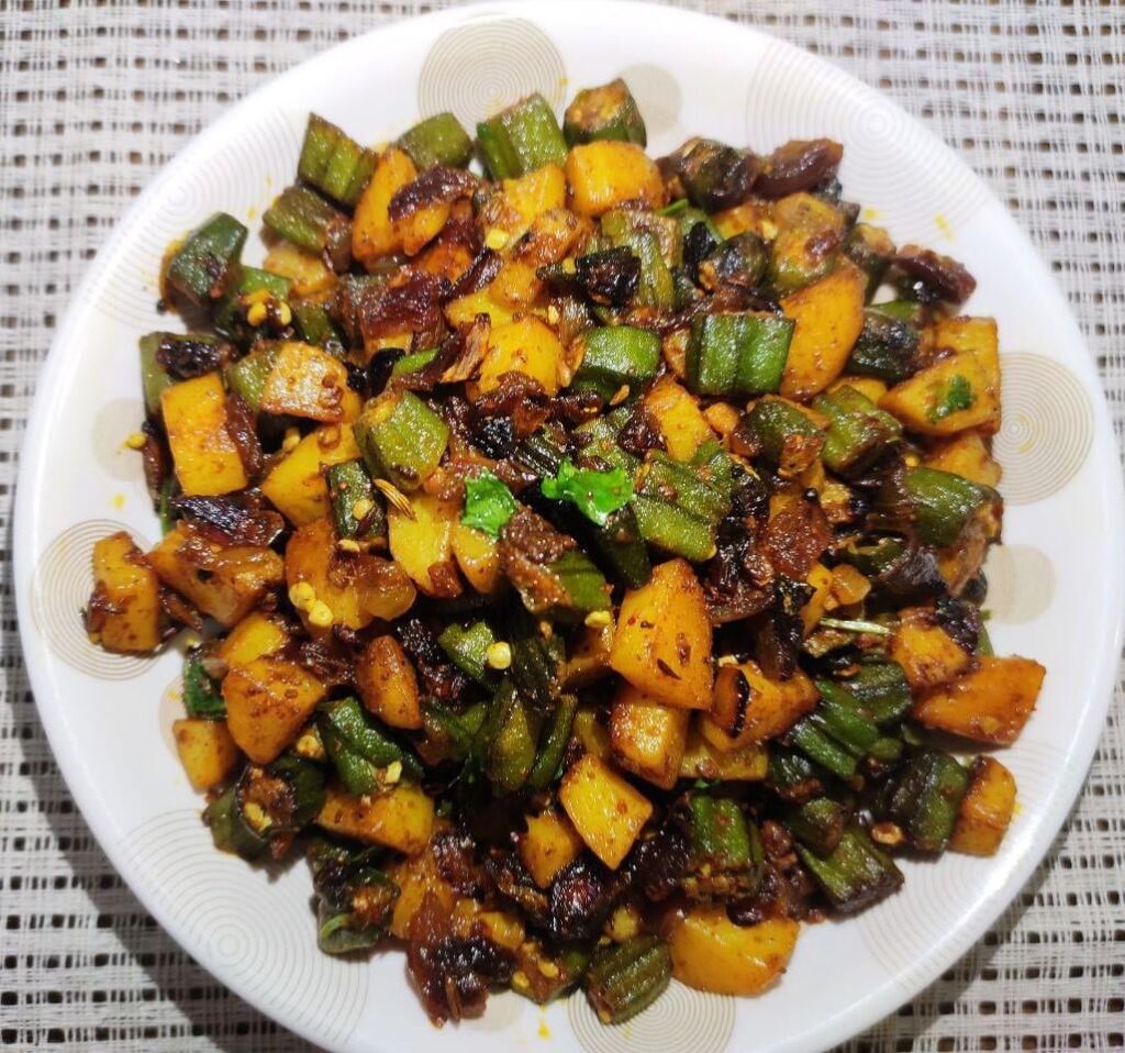 Aloo bhindi ki sabzi