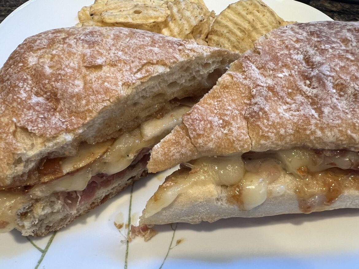 Recreated my friend’s favorite panini for her 30th birthday