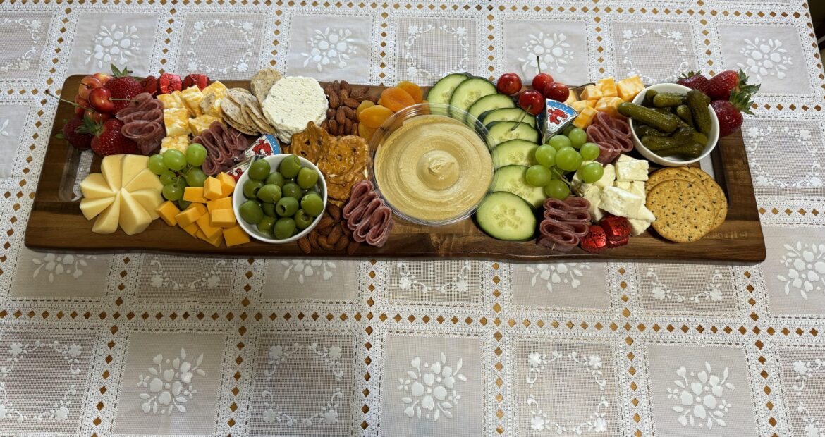 Charcuterie board - easy on the charcuterie