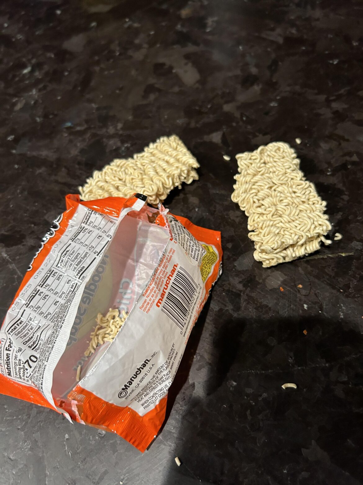 Who tf got 2 chicken broth packets??