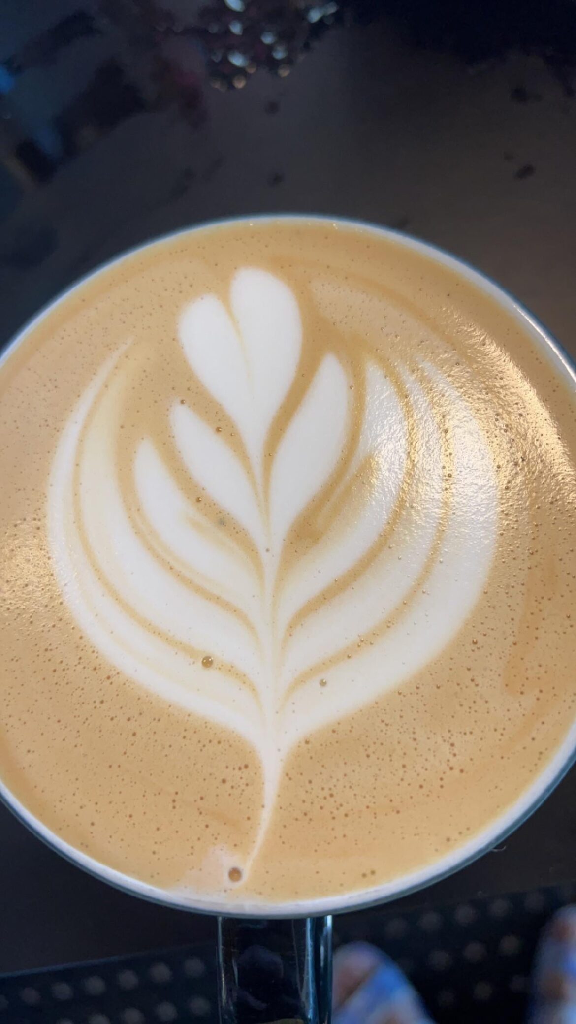 Good morning! Lav Vanilla oat latte