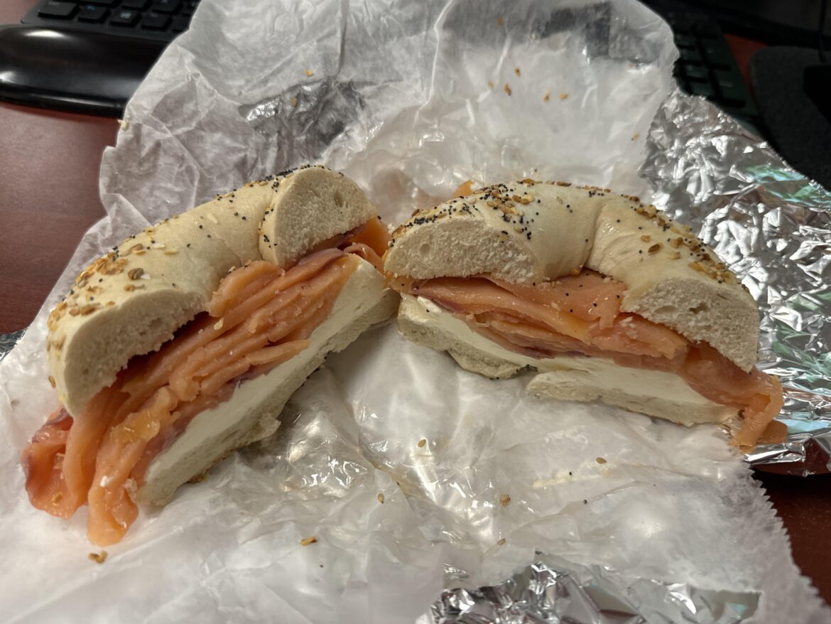 Lox and cream cheese on everything