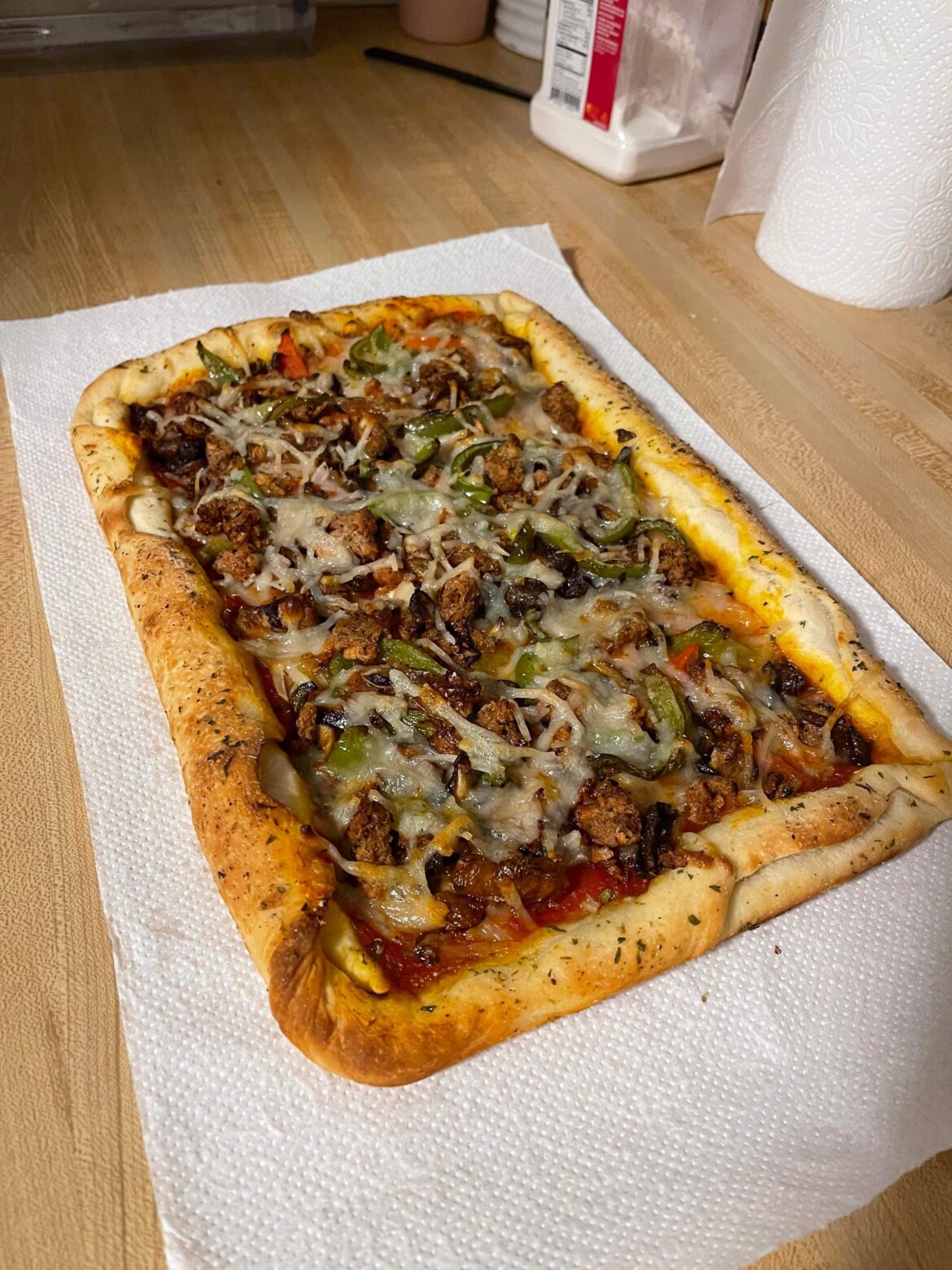 Homemade Vegan pizza