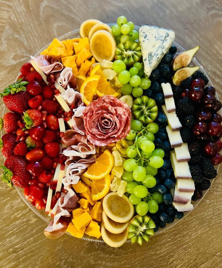 Grazing board… but make it rainbow 🌈