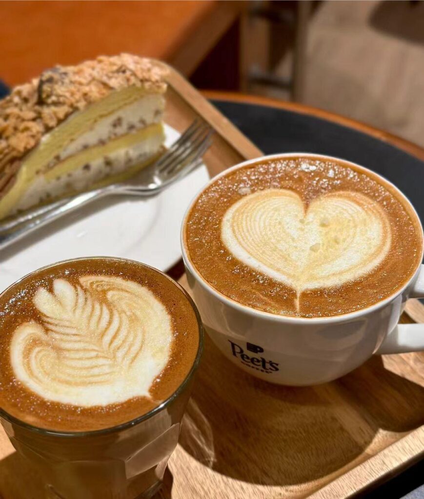 It's nice to have coffee with friends