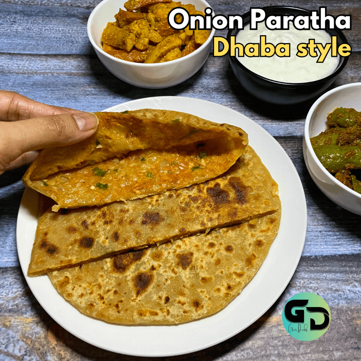 Masaledar Dhaba style Pyaz Paratha Recipe | Onion Paratha Recipe