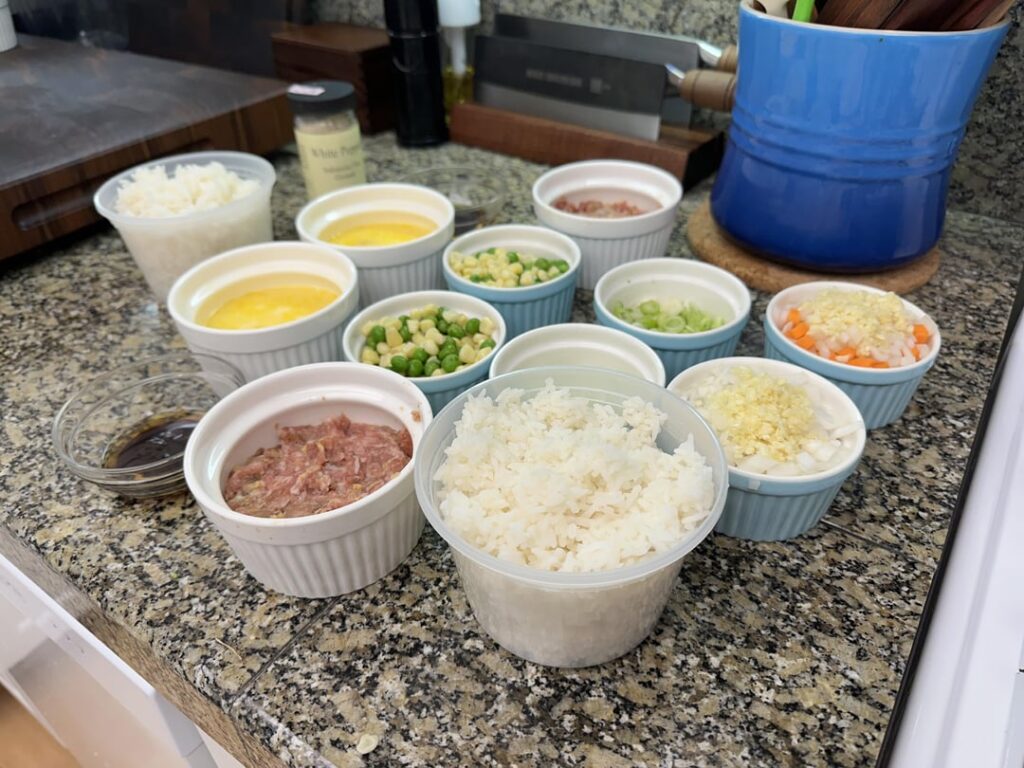 Made “The Mix” fried rice from The Wok