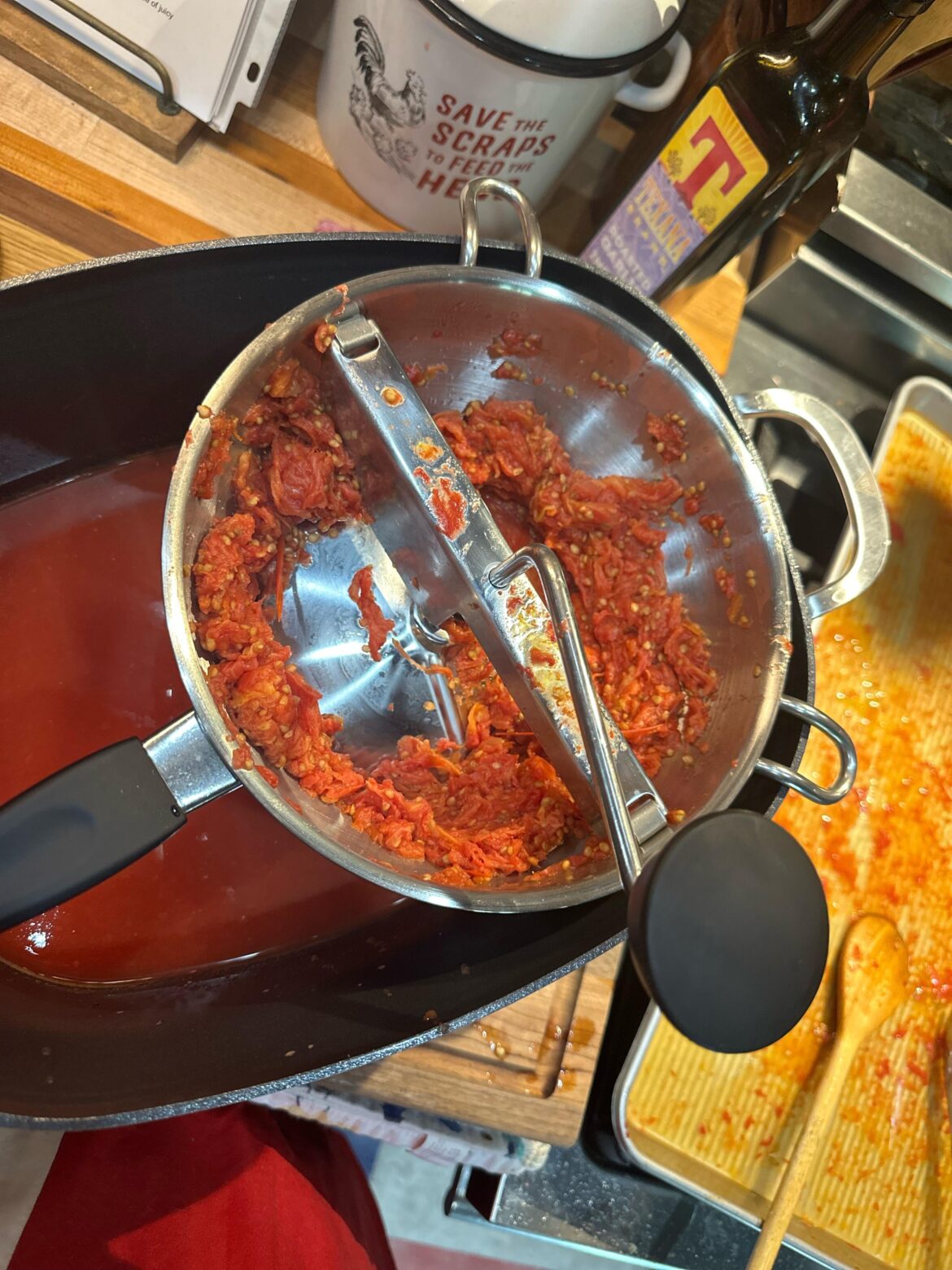 First time food mill-er