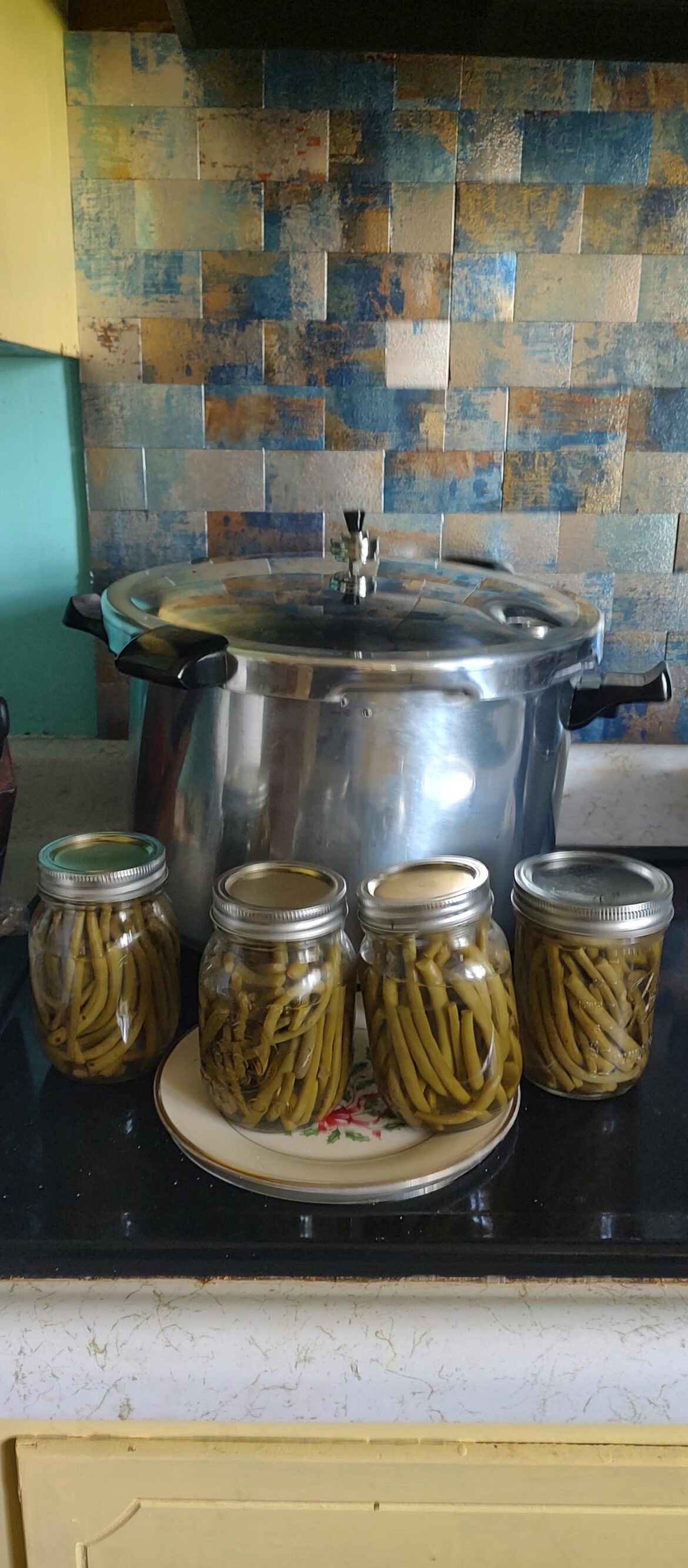 first time using my pressure canner