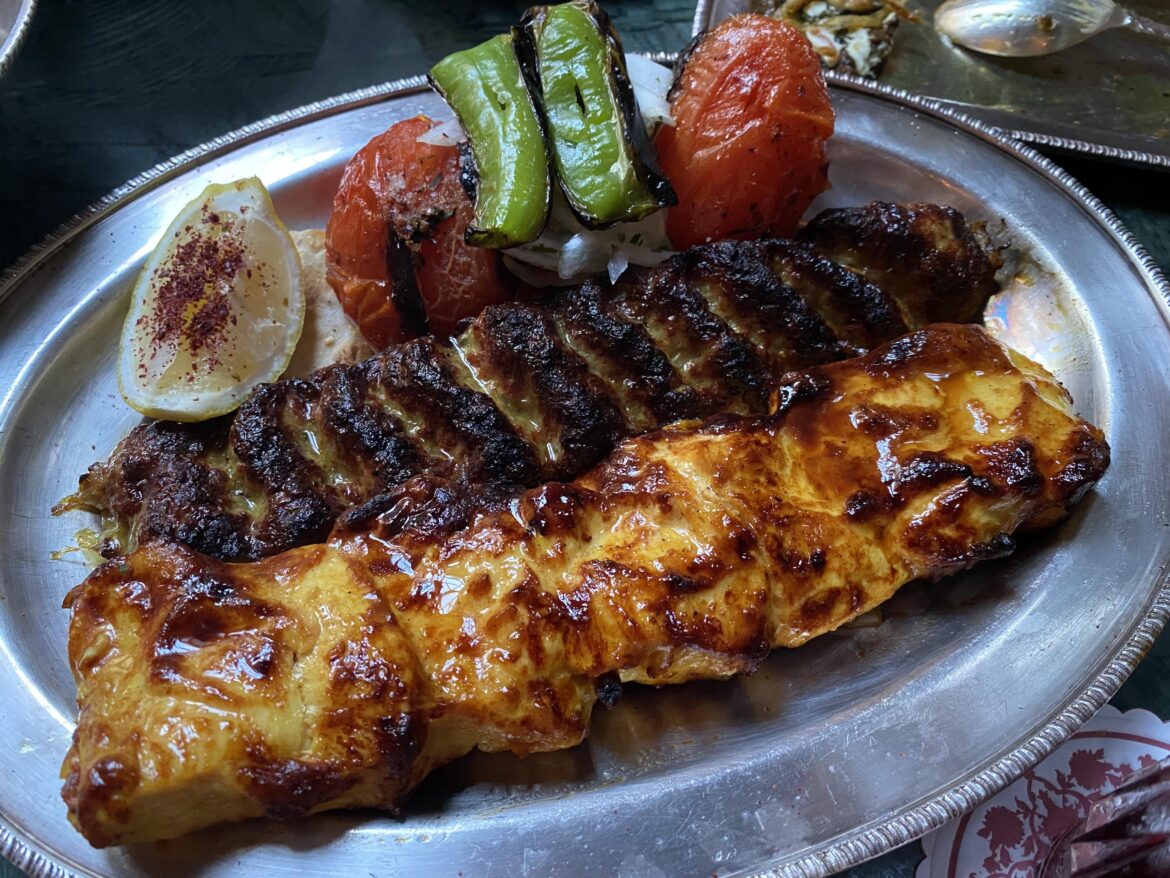 Persian lamb and chicken kebabs
