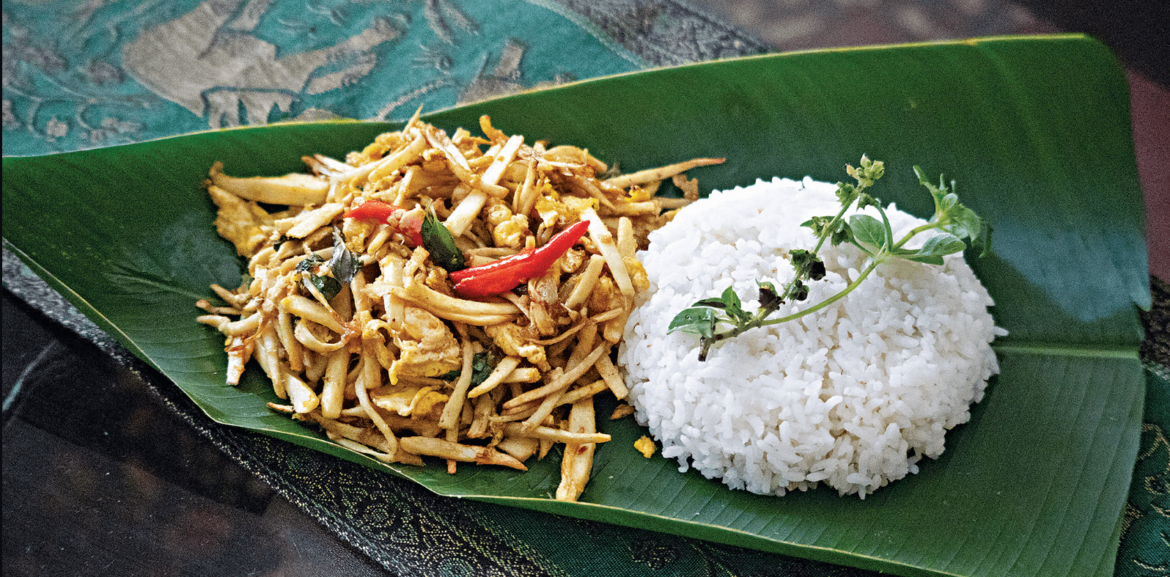 This delicious and yummy bamboo shoots menu is seen in CHT Bangladesh