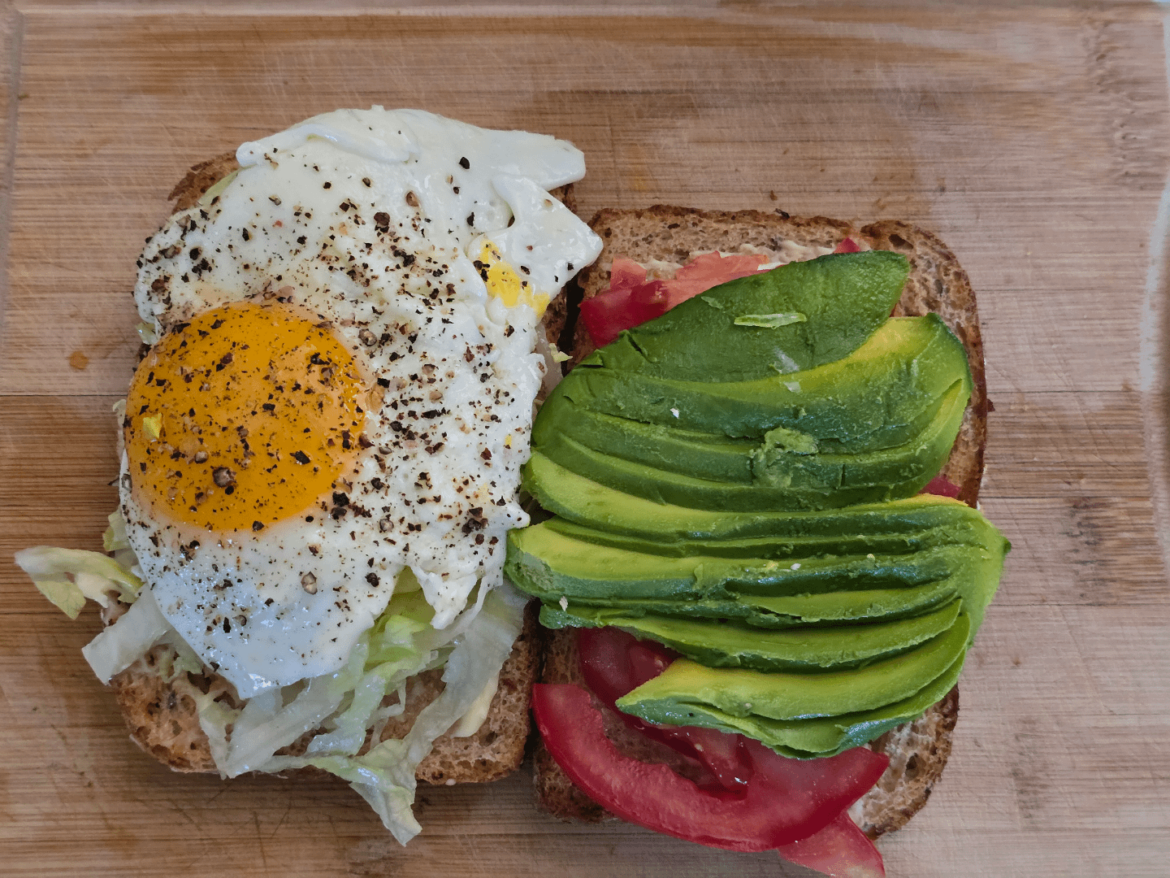 Egg Lettuce Tomato Avocado.