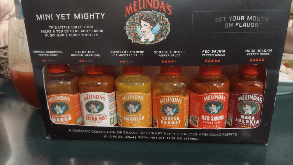 $8 find at Marshall's. Love the Scotch Bonnet 🤯 the mustard is interesting too