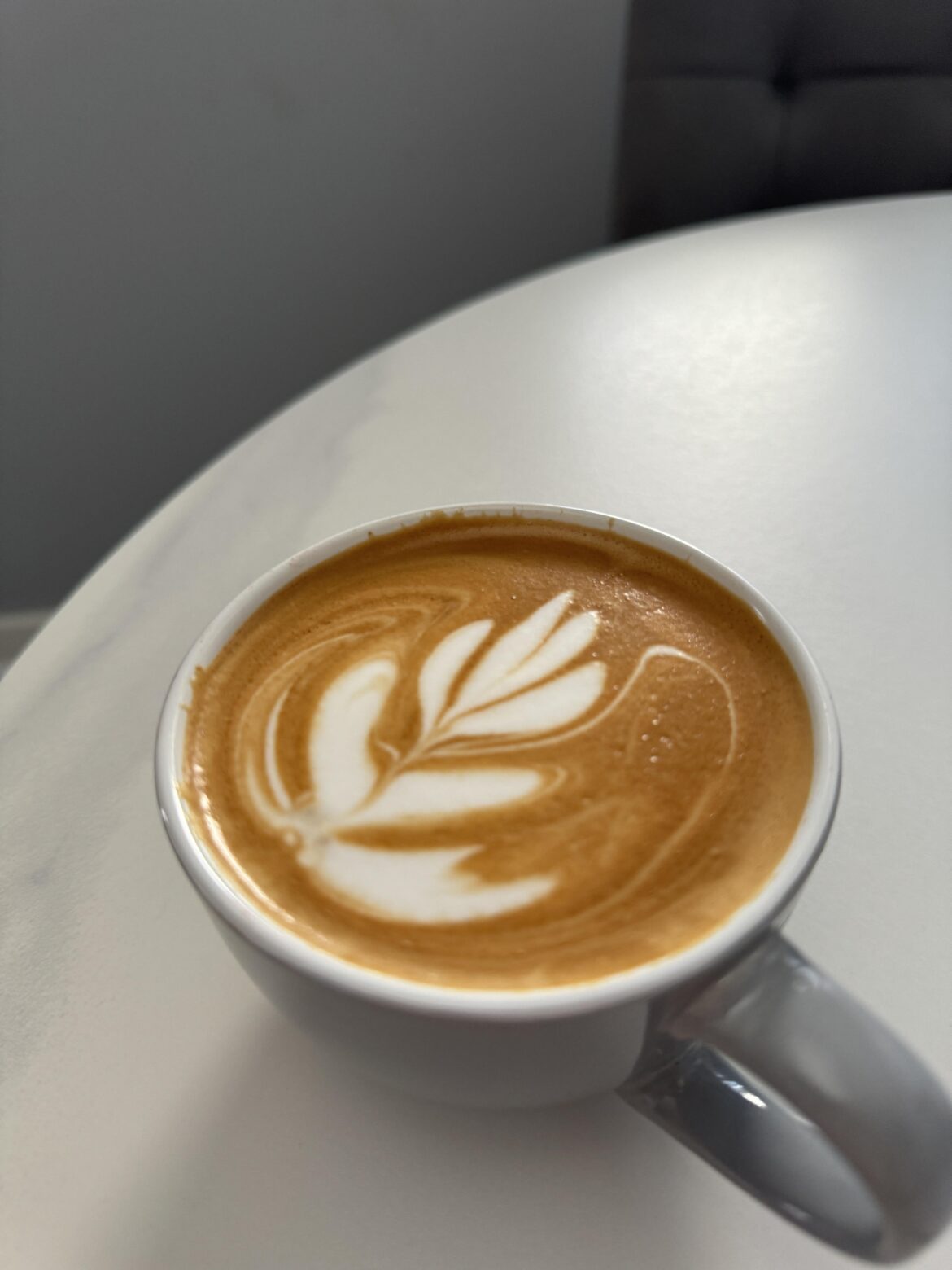 2nd attempt at latte art today. See previous post for 1st. Tasted good.