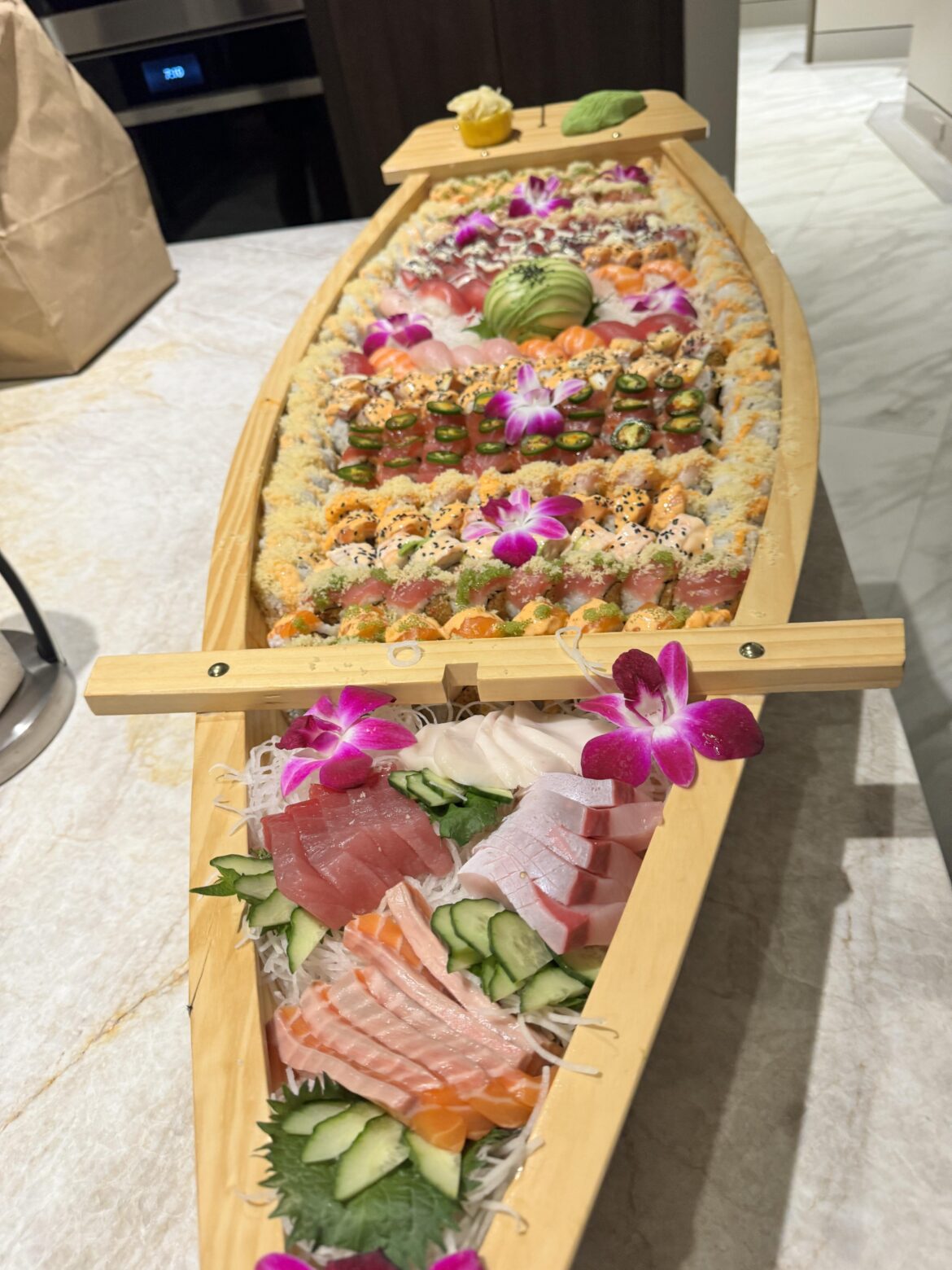 Biggest sushi boat
