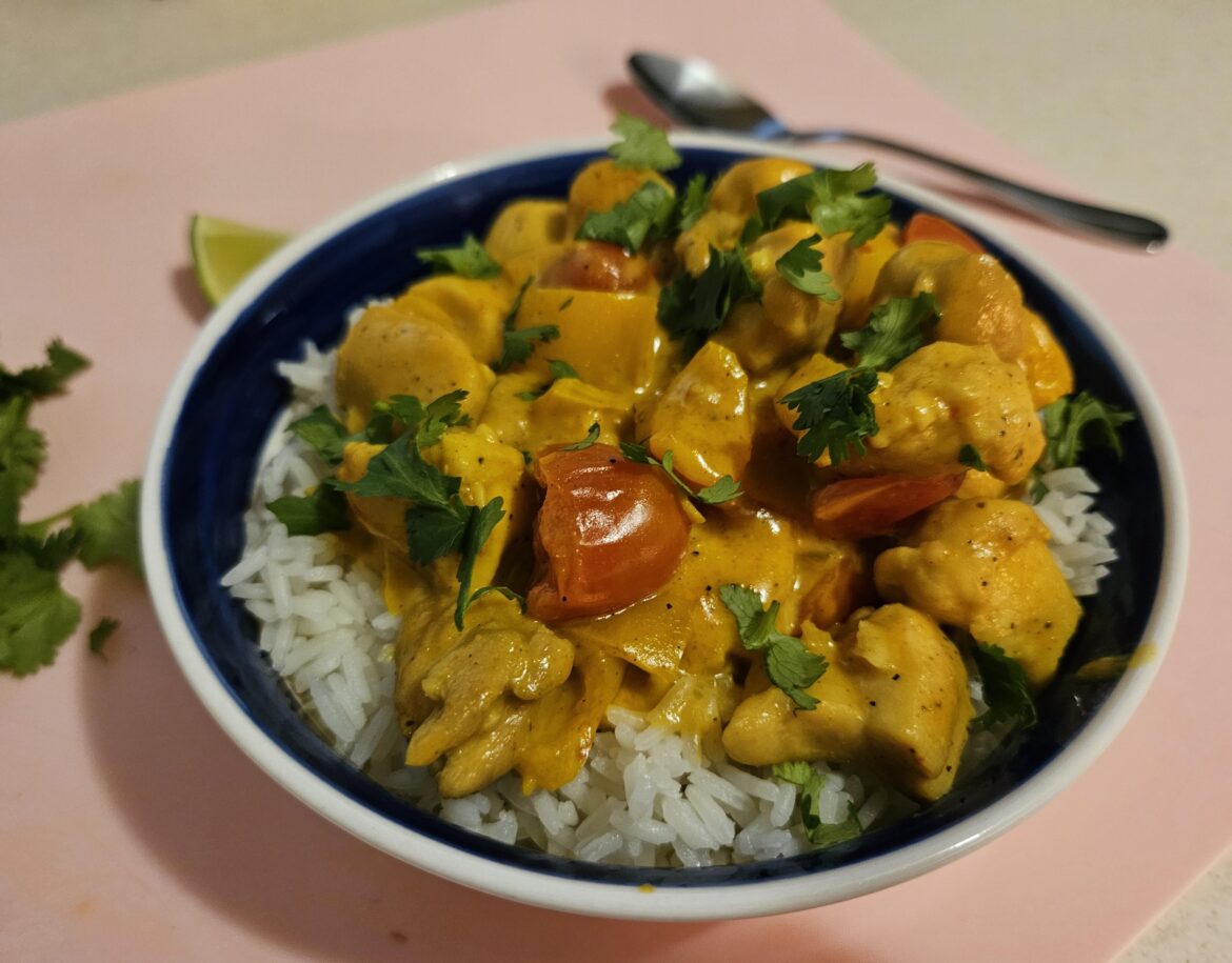 Thai coconut curry chicken