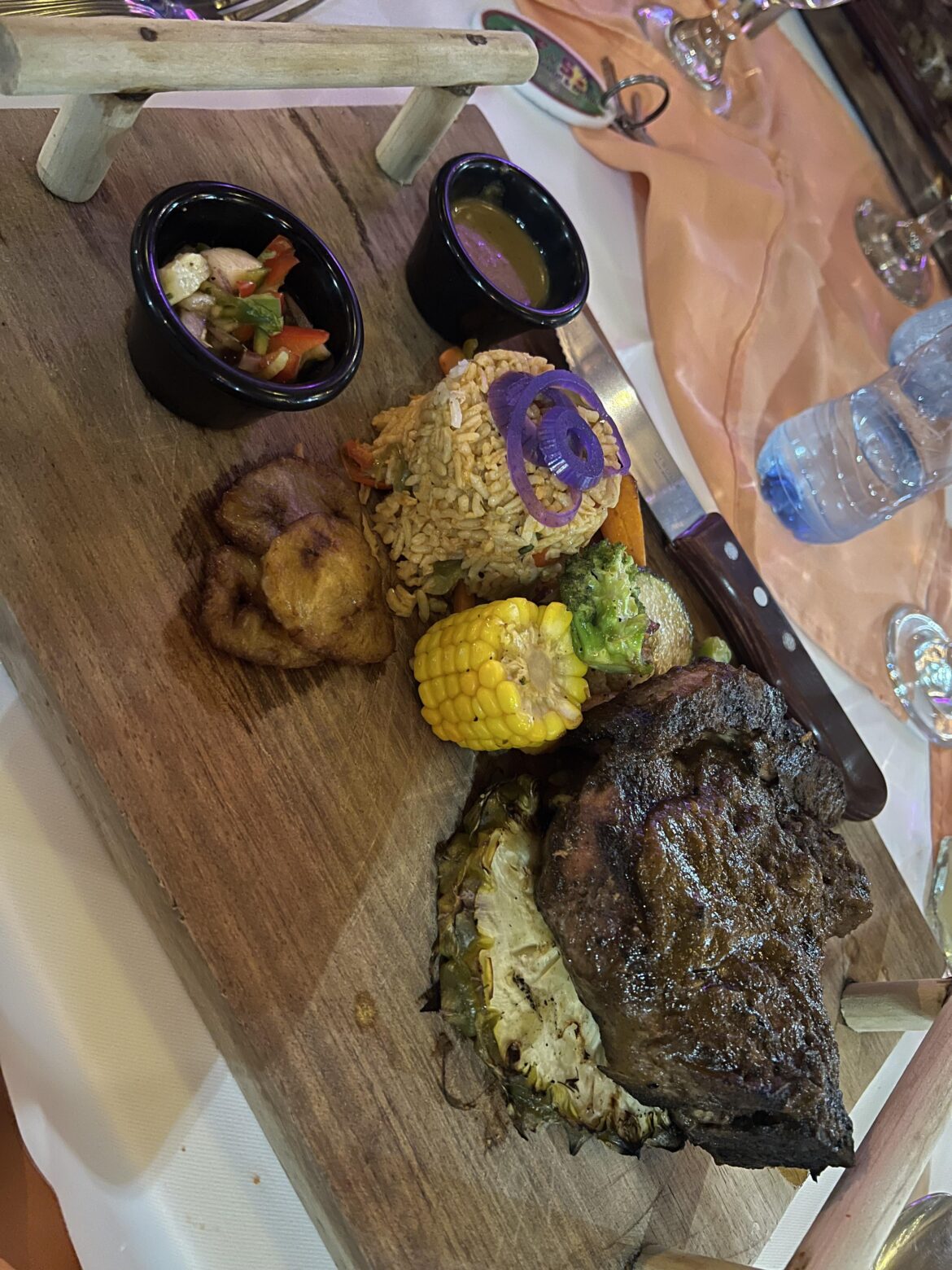 The Pineapple Is Not A Plate.