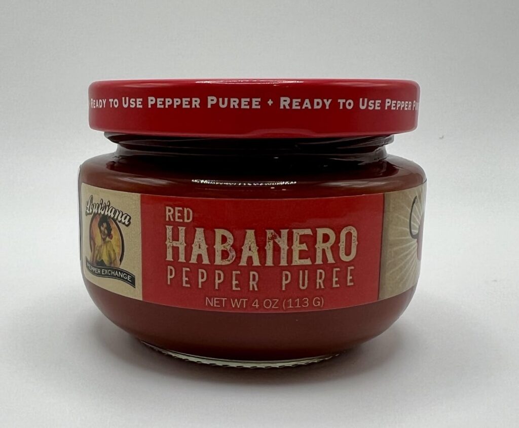 Louisiana Pepper Exchange Red Habanero Purée Louisiana Pepper Exchange Red Habanero Purée