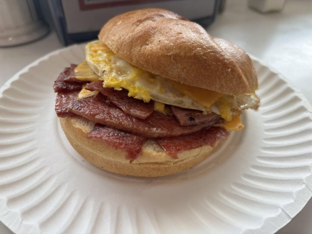 Pork Roll Egg and Cheese, NJ