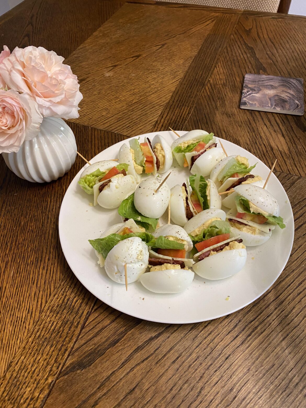 Deviled egg BLTs