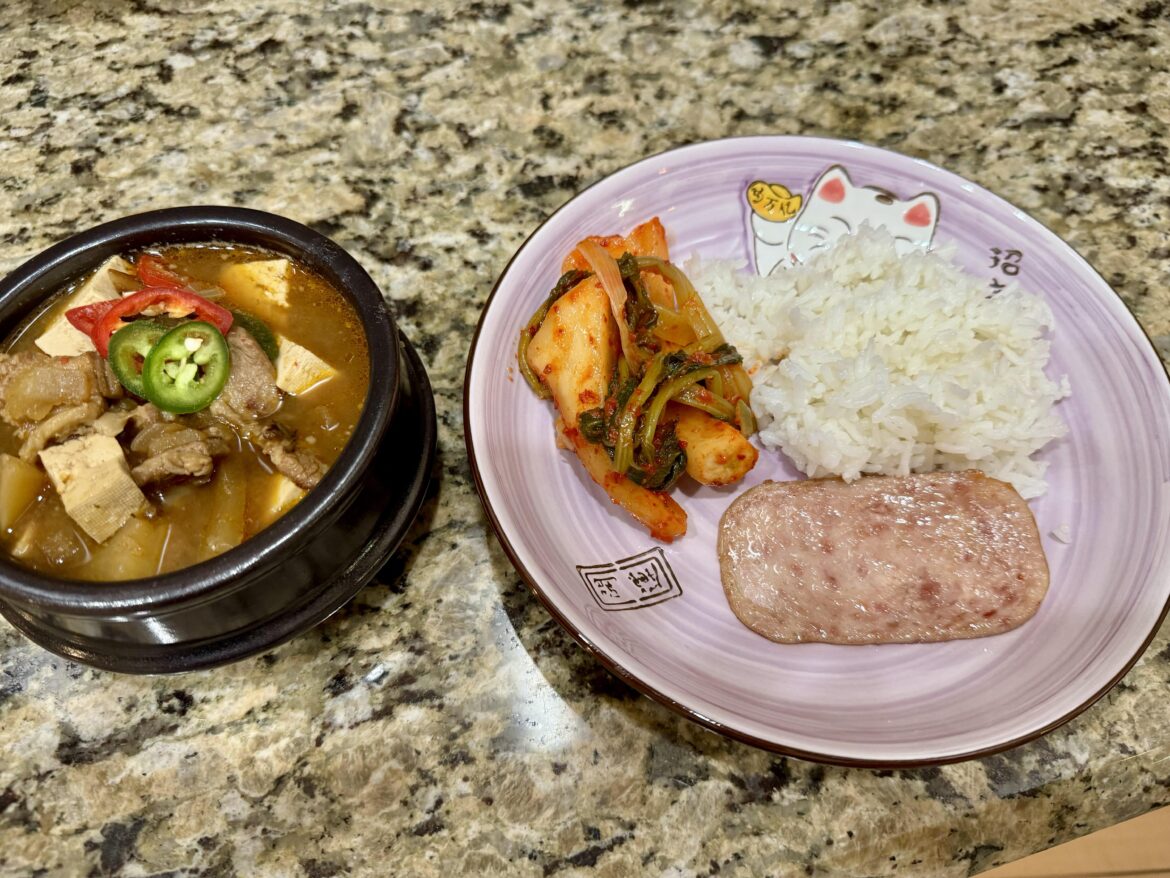 My late night dinner